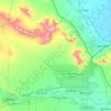 دهستان خرم رود topographic map, elevation, terrain