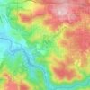 Darlington topographic map, elevation, terrain
