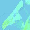 Isla Arena topographic map, elevation, terrain