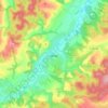 Mliiv topographic map, elevation, terrain