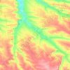Staromlynivka Rural Hromada topographic map, elevation, terrain