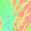Monona County topographic map, elevation, terrain