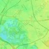 Chorlton topographic map, elevation, terrain