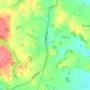 South Stainley with Cayton topographic map, elevation, terrain