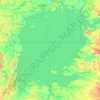Victoriameer topographic map, elevation, terrain