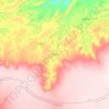 Araripe topographic map, elevation, terrain