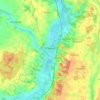 Schwaan topographic map, elevation, terrain