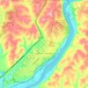 Harrison Township topographic map, elevation, terrain