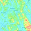 Agalawatta DS Division topographic map, elevation, terrain