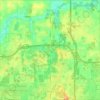 DeWitt Charter Township topographic map, elevation, terrain