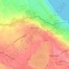 Deryneia topographic map, elevation, terrain