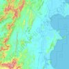 Sawi topographic map, elevation, terrain