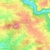 Affalterbach topographic map, elevation, terrain