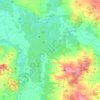 gmina Jemielno topographic map, elevation, terrain