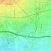 Bandung Kidul topographic map, elevation, terrain