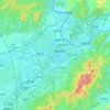 Zhanggong District topographic map, elevation, terrain