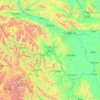 Maqu County topographic map, elevation, terrain