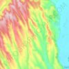 Pădureni topographic map, elevation, terrain