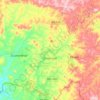 Guaxupé topographic map, elevation, terrain