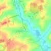 Great Wratting topographic map, elevation, terrain