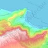 Mers El Kebir topographic map, elevation, terrain