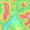 Synevyrska Poliana topographic map, elevation, terrain