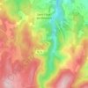 Saint-Flour-de-Mercoire topographic map, elevation, terrain