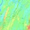 Bradley County topographic map, elevation, terrain