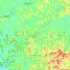 Senador Cortes topographic map, elevation, terrain