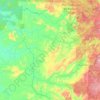 Shabunda topographic map, elevation, terrain