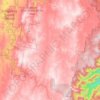 Kybeyan topographic map, elevation, terrain