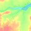 Bengawan topographic map, elevation, terrain