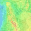 Withlacoochee River topographic map, elevation, terrain