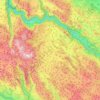 Žabljak Municipality topographic map, elevation, terrain