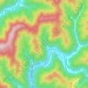 Glen Fork topographic map, elevation, terrain