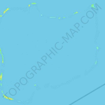 Peros Banhos topographic map, elevation, terrain