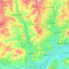 Broxtowe topographic map, elevation, terrain