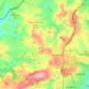 Marldon topographic map, elevation, terrain