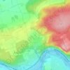 Traisen topographic map, elevation, terrain