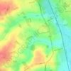 Isham topographic map, elevation, terrain
