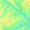 Lincoln County topographic map, elevation, terrain