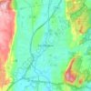 Southington topographic map, elevation, terrain