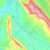 دهستان دریس topographic map, elevation, terrain