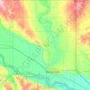 Clay County topographic map, elevation, terrain