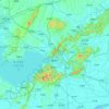 Chaohu City topographic map, elevation, terrain