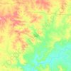 Novo Santo Antônio topographic map, elevation, terrain