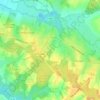 Chaumergy topographic map, elevation, terrain