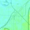 Elnora topographic map, elevation, terrain