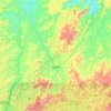 Lajinha topographic map, elevation, terrain