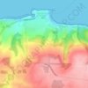 Penneshaw topographic map, elevation, terrain